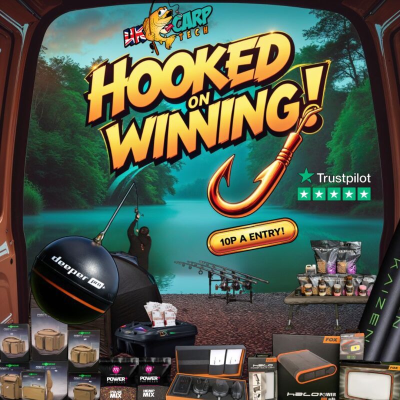 HOOKED ON WINNING INSTANT WINS WITH END DRAW!