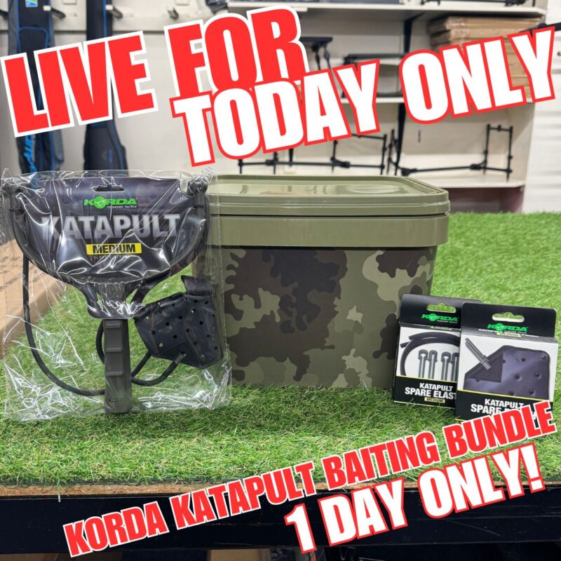 TODAY ONLY KORDA KATAPULT BAITING BUNDLE (AUTO DRAW)