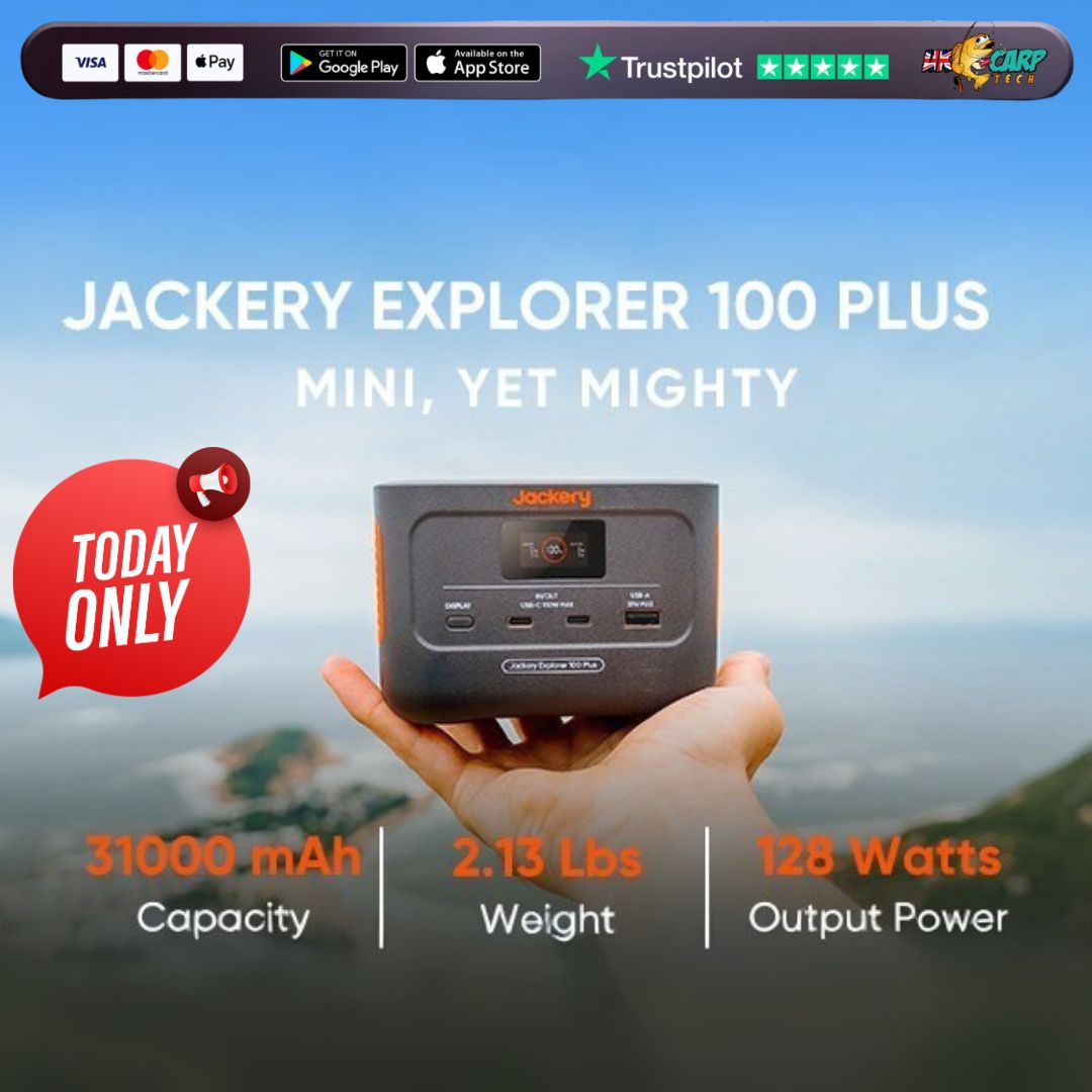 Jackery Explorer 100 Plus: Power Bank 99Wh 128W Con Batteria LiFePO4, Ricarica Solare E Tre Porte!