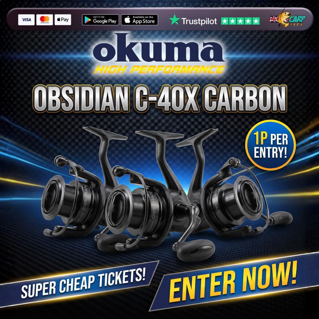 3 X OKUMA OBSIDIAN C-40X CARBON REELS WITH SPARE SPOOL