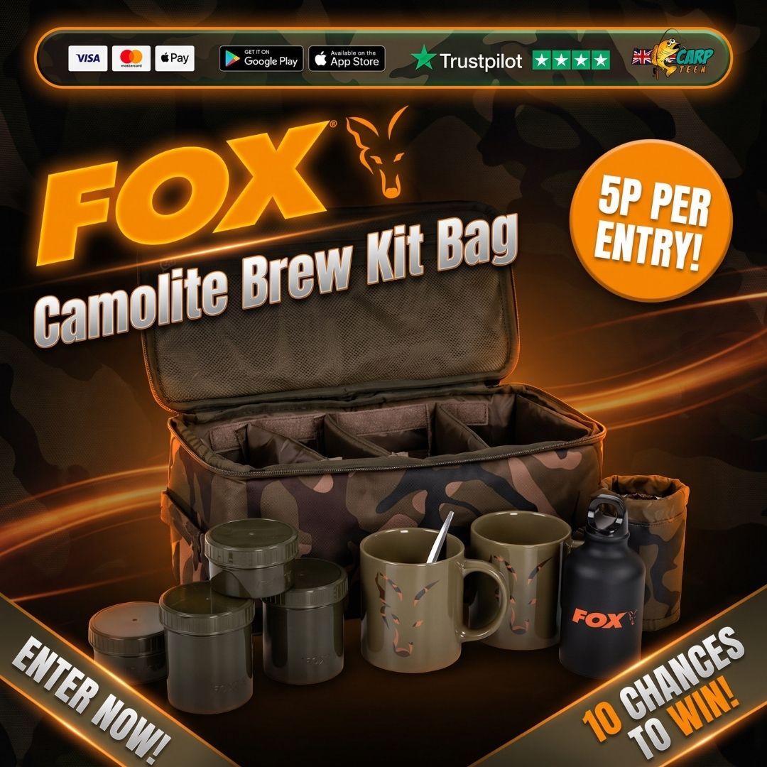 10 Chances To Win A Fox Camolite Fishing Brew Kit Bag With End Draw