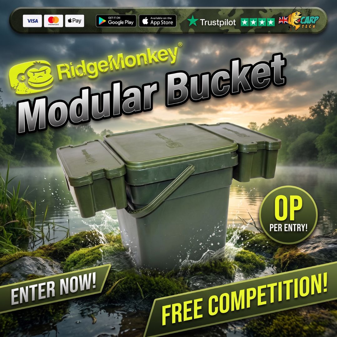 FREE COMPETITION EVERY DAY FOR SEPTEMBER RidgeMonkey Modular Bucket