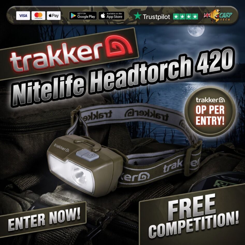 FREE COMPETITION EVERY DAY FOR SEPTEMBER Trakker Nitelife Headtorch 420