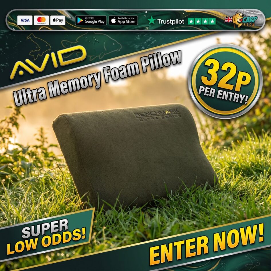 Avid Carp Benchmark Ultra Memory Foam Pillow